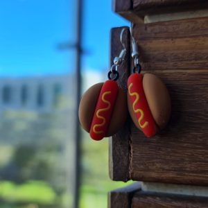 Aretes Hot Dog