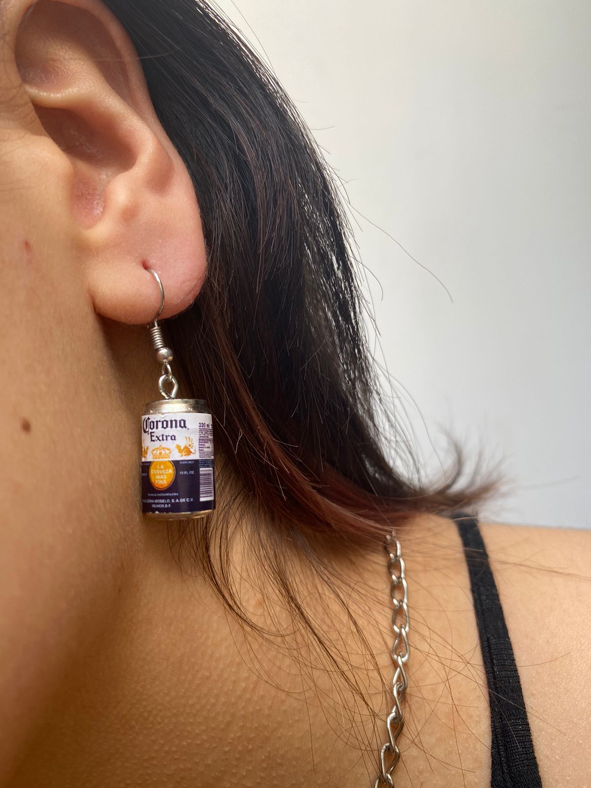 Aretes Coronitas en Lata