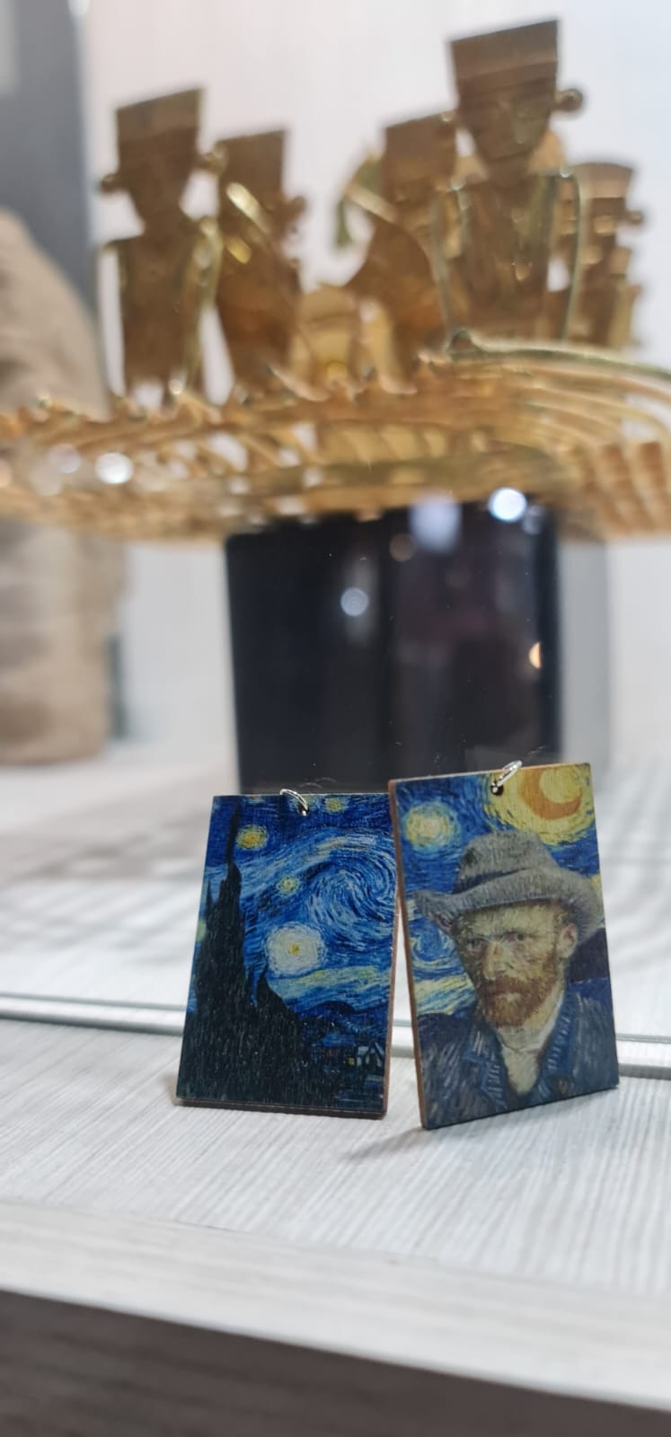 Aretes La noche estrellada - Imagen 2