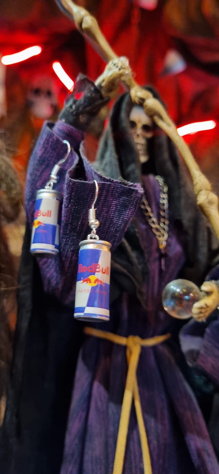 Aretes Red Bull