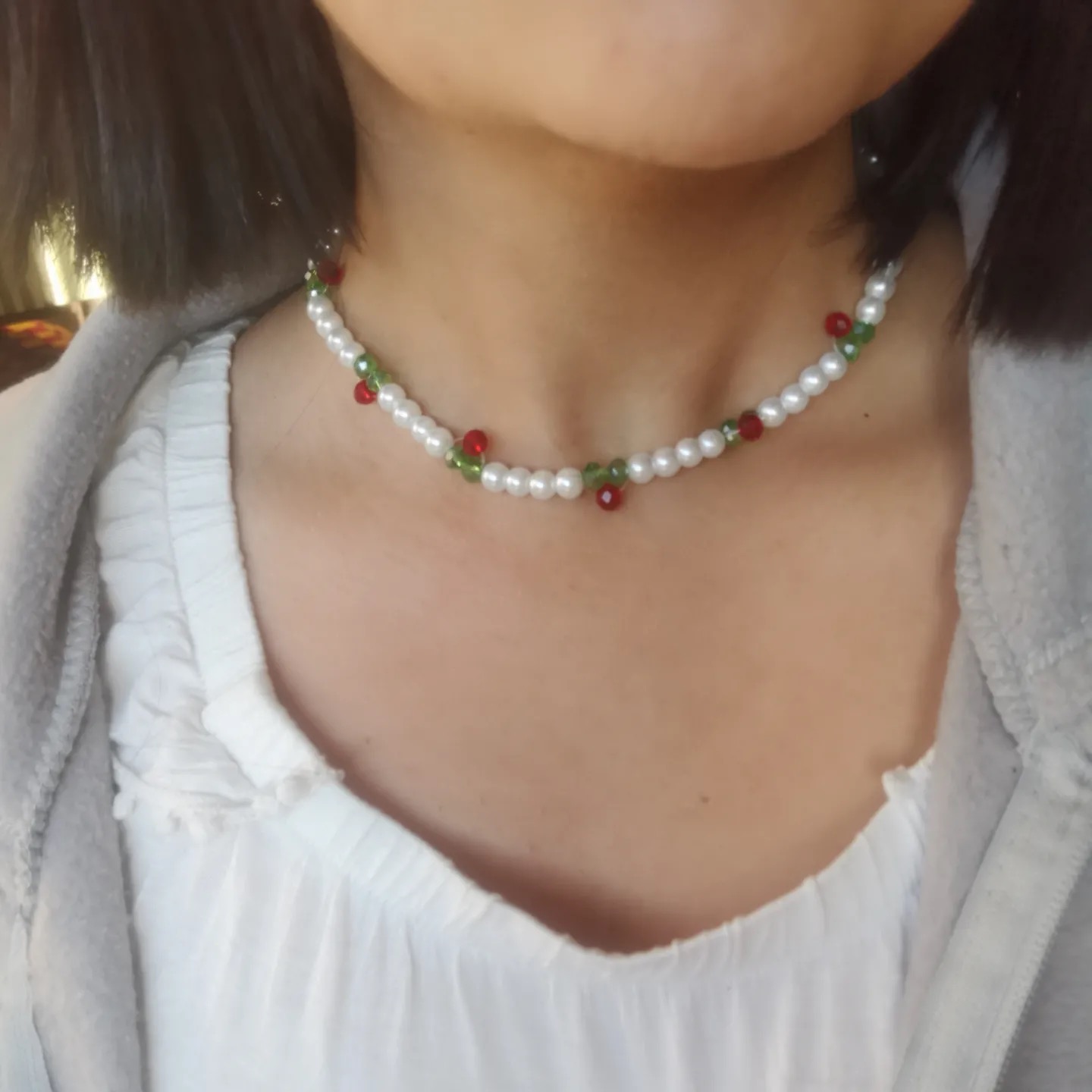 Collar Cerezas